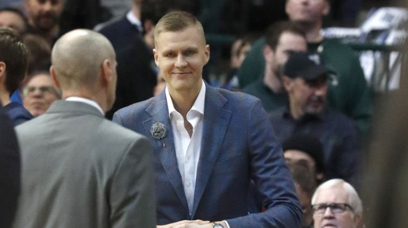 Kristaps Porziņģis. Foto: AP/Scanpix