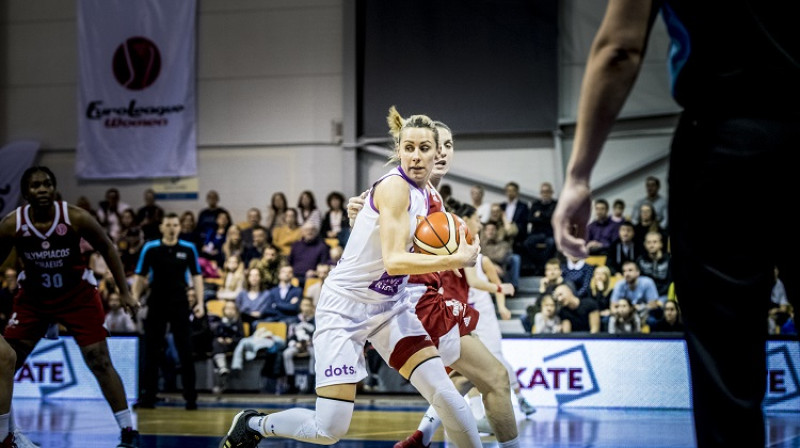 Gunta Baško: sestais "triple-double" karjerā. Foto: Renārs Koris