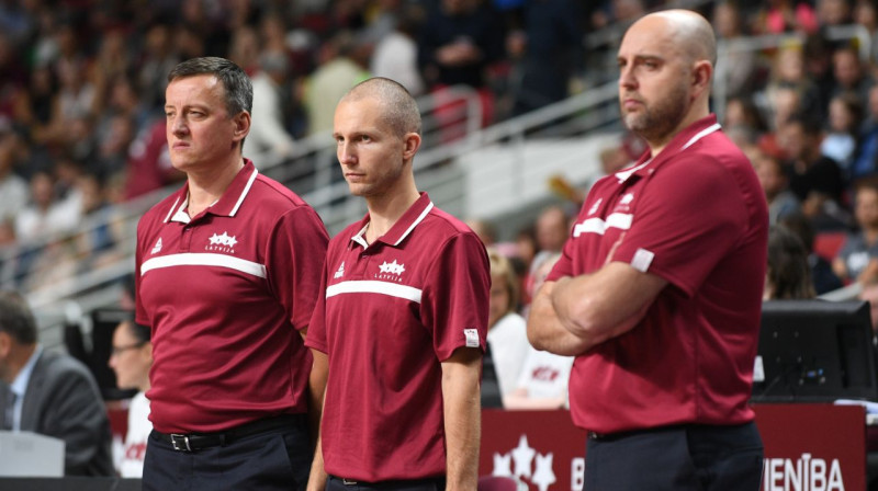 Arnis Vecvagars, Artūrs Visockis-Rubenis un Jevgeņijs Kosuškins. Foto: Romāns Kokšarovs, f64