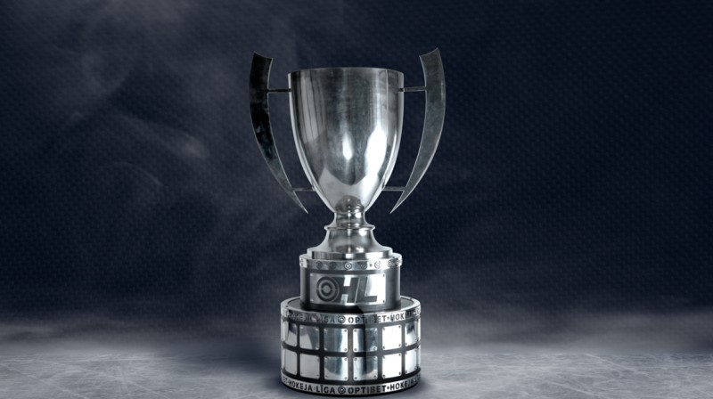 Jaunā trofeja. Foto: LHF
