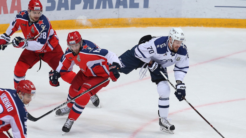Miks Indrašis. Foto: cska-hockey.ru