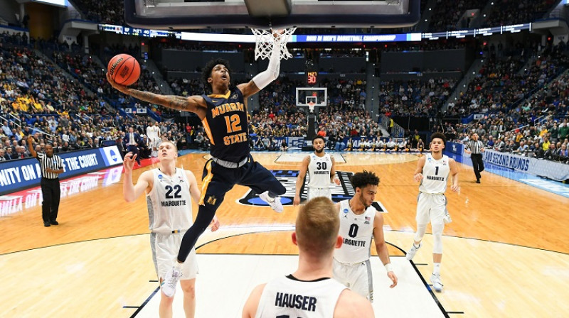 Dža Morents: "triple-double" pārsteiguma uzvarā pār "Marquette". Foto: USA Today/Scanpix