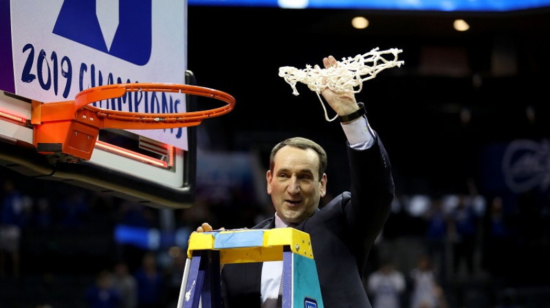 Maiks Kžiževskis un "Duke" basketbolisti gadā var rēķināties ar 20 miljonu ASV dolāru budžetu. Foto: AFP/Scanpix