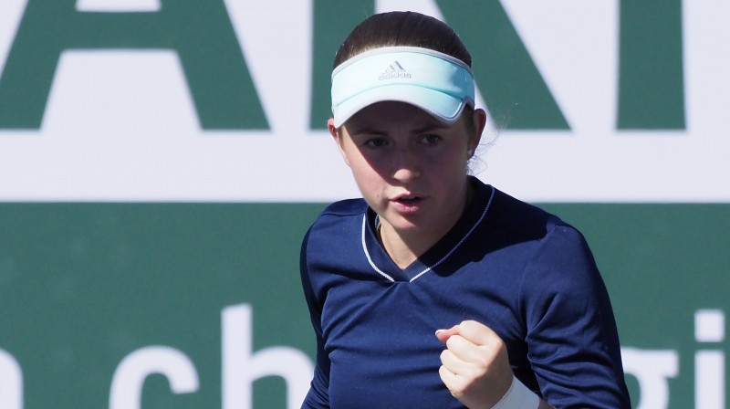 Aļona Ostapenko. Foto: EPA/Scanpix