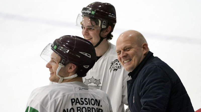 Gunārs Skvorcovs, Kārlis Ozoliņš un Viesturs Koziols. Foto: Romāns Kokšarovs, f64