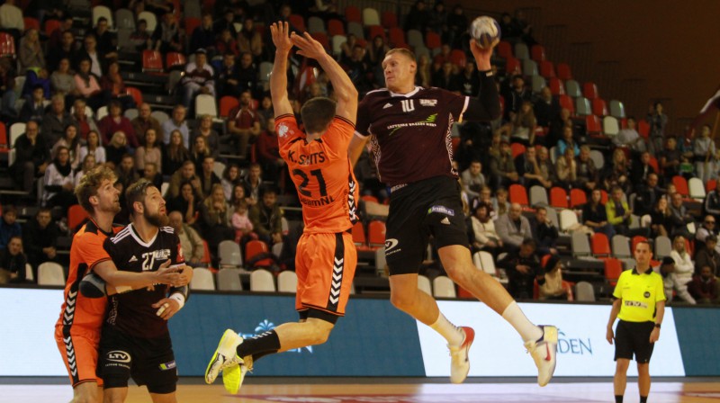 Dainis Krištopāns pret Nīderlandi. Foto: Sandra Škutāne, f64