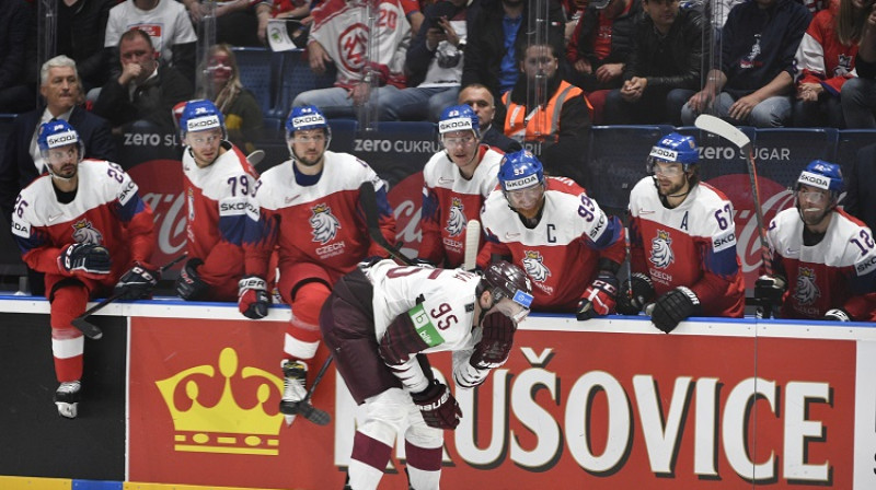 Čehija svinēja 13. uzvaru savstarpējās spēlēs. Foto: Romāns Kokšarovs, f64