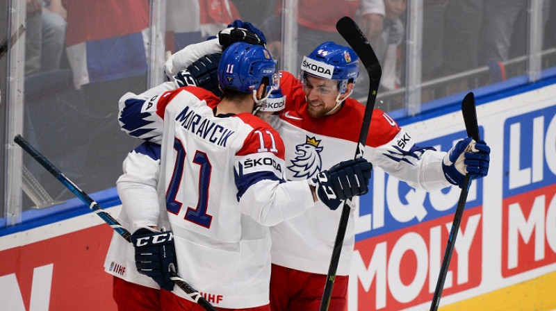 Čehi svin vārtu guvumu. Foto: AFP/Scanpix