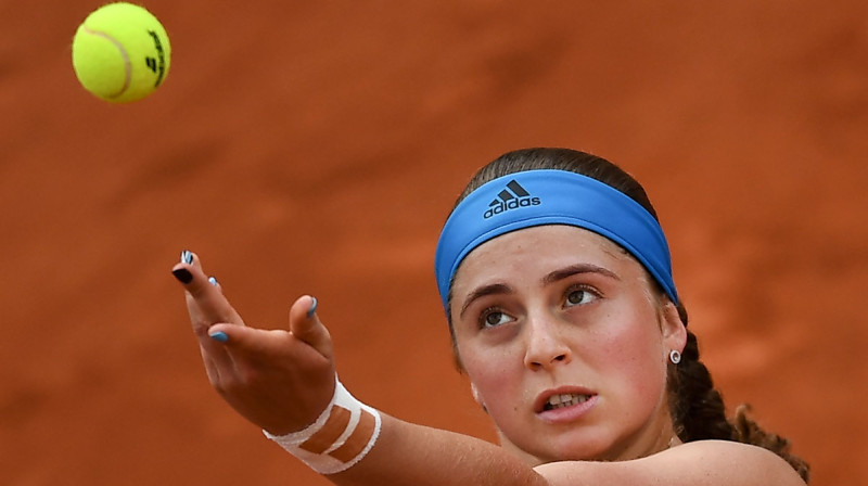 Aļona Ostapenko. Foto: AFP/Scanpix