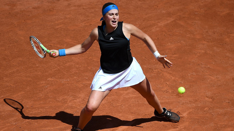 Aļona Ostapenko. Foto: AFP/Scanpix
