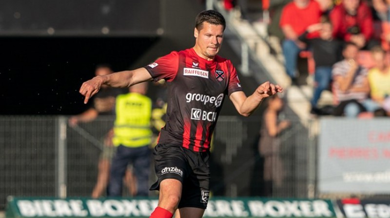 Mārcis Ošs. Foto: "Neuchatel Xamax"