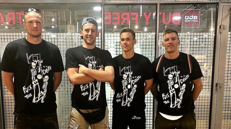 "Grizinkalns Ghetto" basketbolisti. FOTO: Ghetto Basket