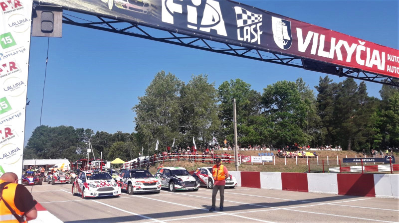 Eiropas autokrosa čempionāta posms Lietuvā. Foto: autocross.lv