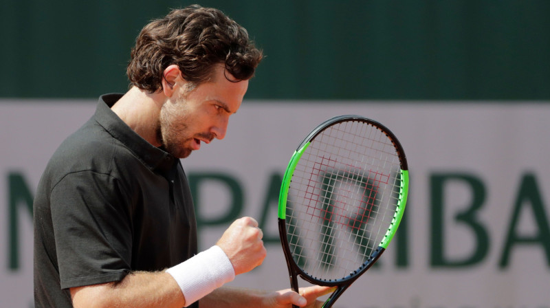 Latvijai Vimbldonas turnīru sāks Ernests Gulbis. Foto: AFP/Scanpix