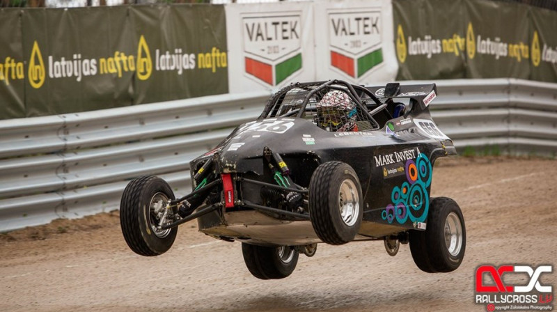 Dāvis Tobiass. Foto: Rallycross.lv