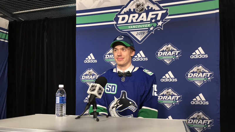 Artūrs Šilovs. Foto: Canucks