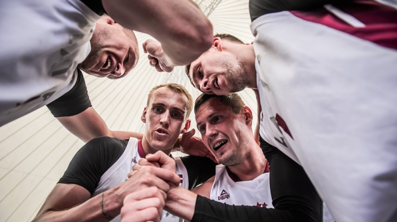 Latvijas 3x3 basketbola izlase. Foto: FIBA