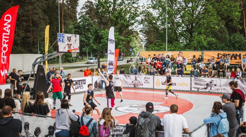 "Ghetto Basket" turnīrs 2019. gadā Ogrē.
Publicitātes foto