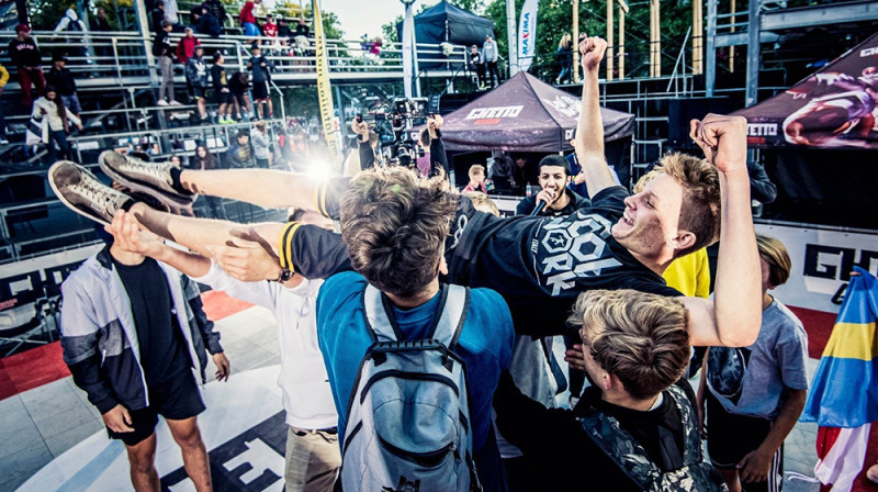 "Ghetto Nextball" čempions Pjotrs Kielars.
Publicitātes foto