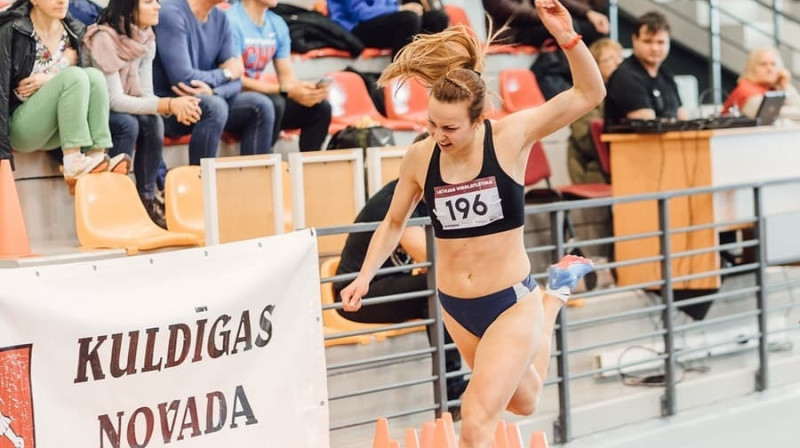 Evija Šefere. Foto no sportistes Facebook profila