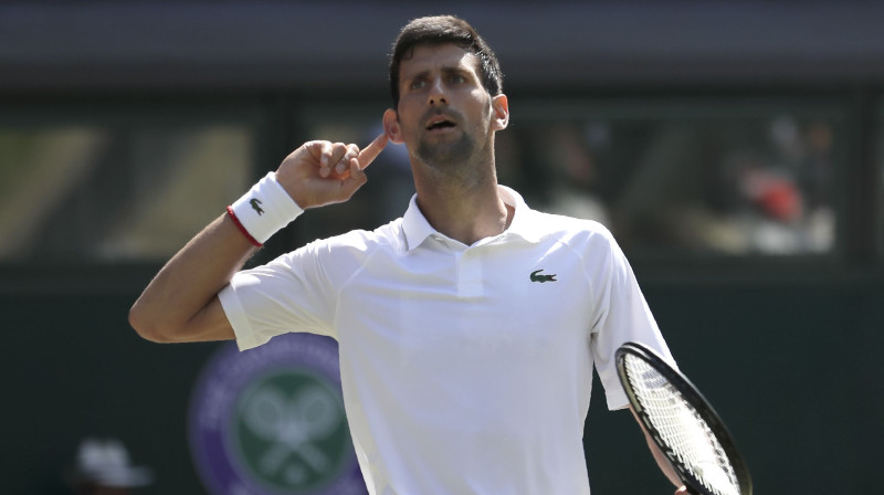 Novaks Džokovičs. Foto: AP/Scanpix