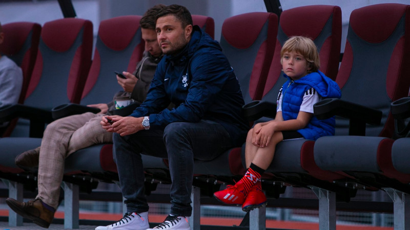 Māris Verpakovskis pirms RFS spēles pret Ļubļanas "Olimpija" / Foto: FK RFS