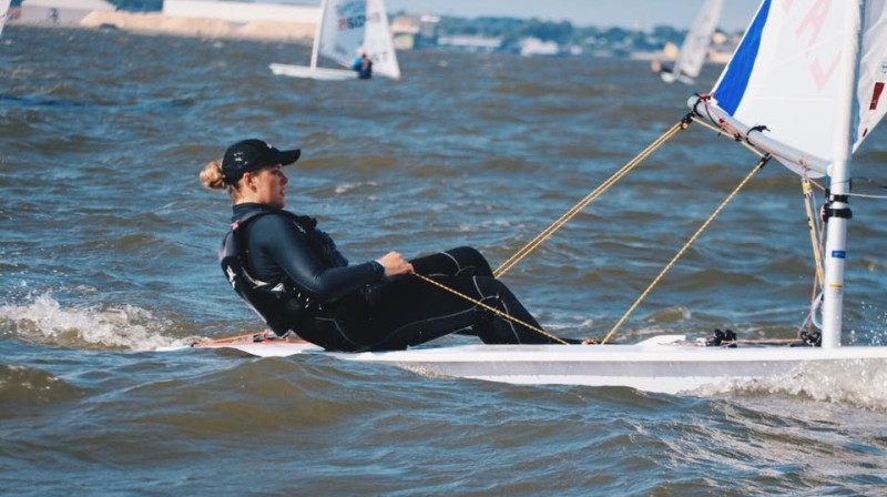 Estere Kumpiņa. Foto no sportistes Facebook profila