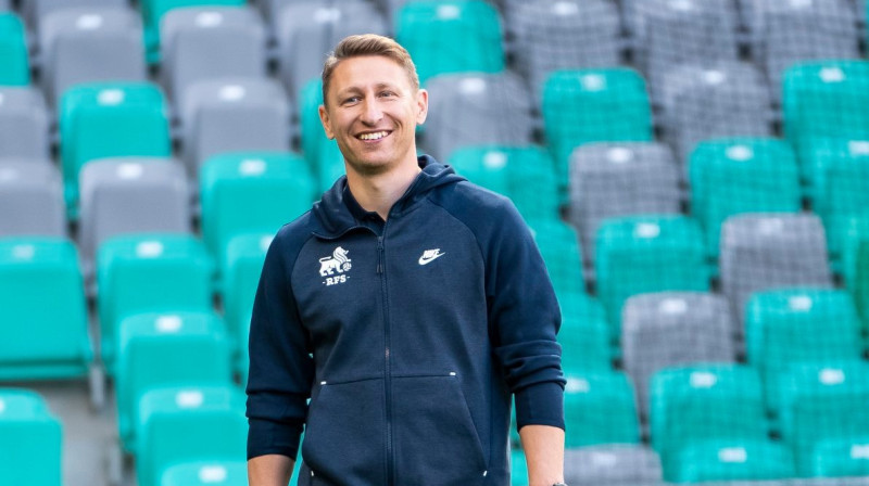 Aleksandrs Usovs Ļubļanā / Foto: FK RFS