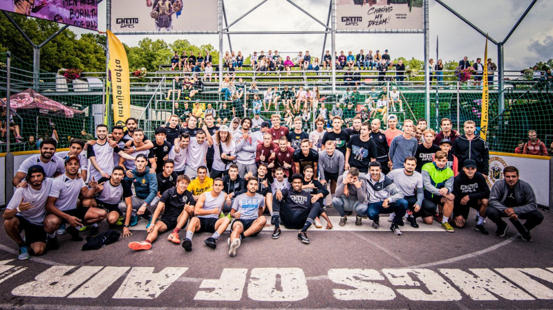 "Ghetto Champions League" Grīziņkalnā.
Publicitātes foto