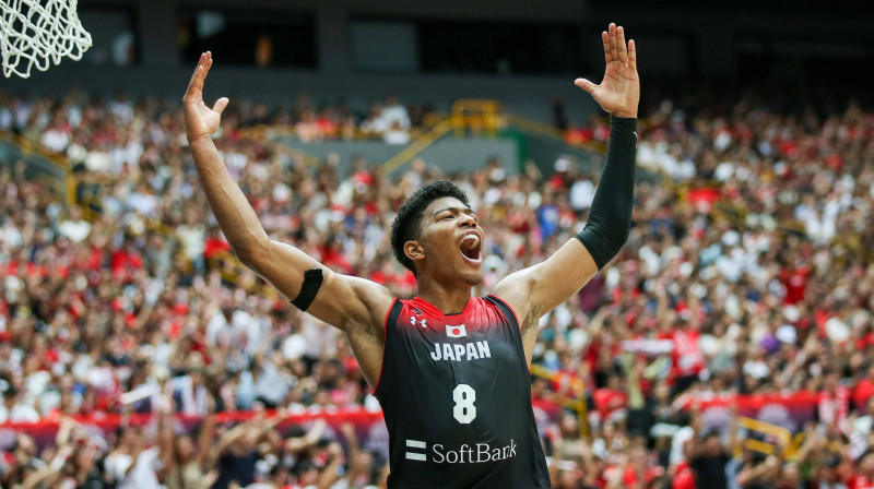 Japānas izlases basketbolists Rui Hačimura. Foto: Imago/Scanpix