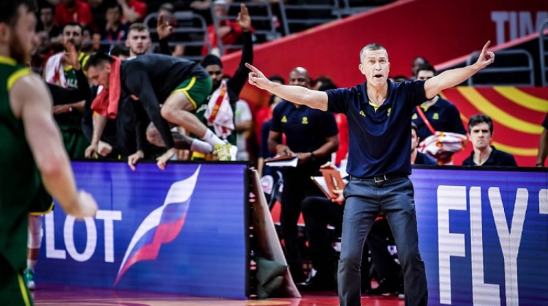 Andrejs Lēmanis 2019. gada 1. septembrī Donguanā. Foto: FIBA