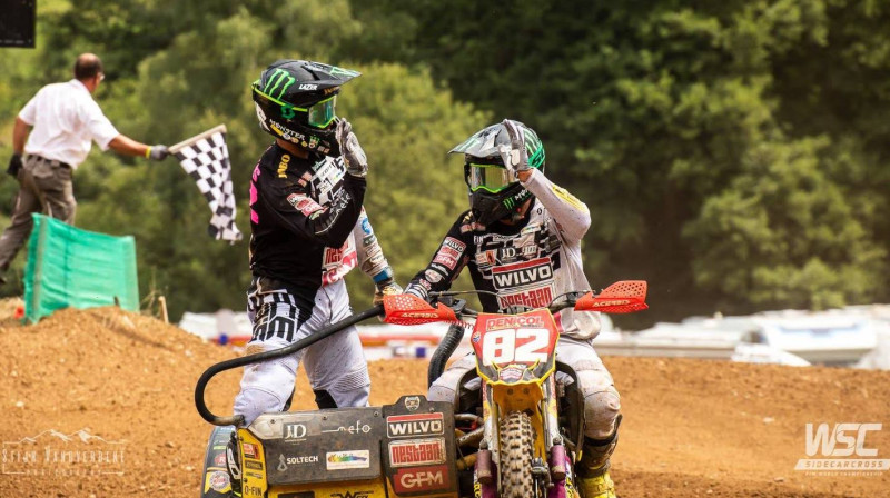 Kaspars Stupelis. Foto: https://www.facebook.com/fimsidecarcross