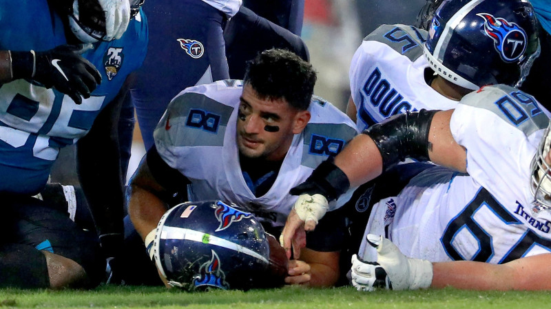 Markuss Mariota (centrā)
Foto: USA Today/Scanpix