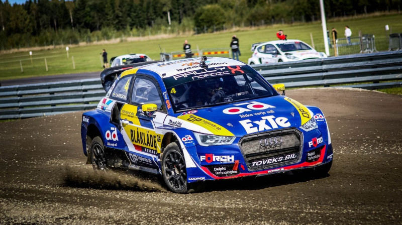 Robins Larsons. Foto: RallyX Nordic