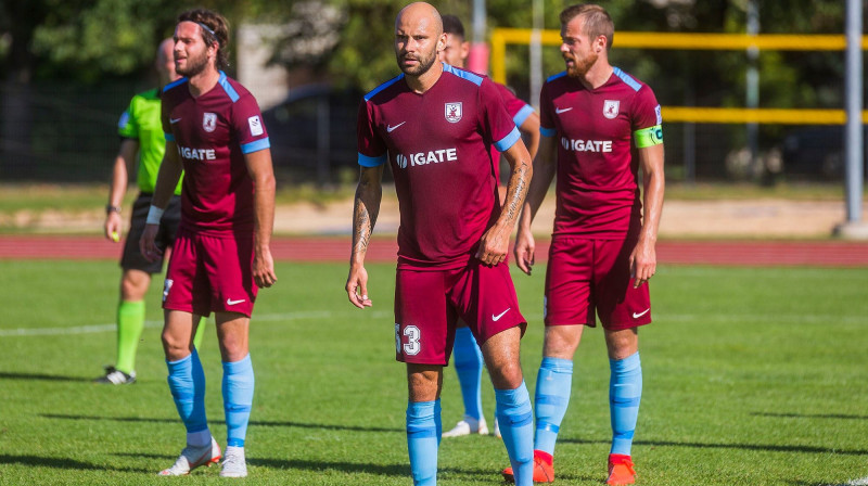 FK "Jelgava" futbolisti. Foto: FK Jelgava