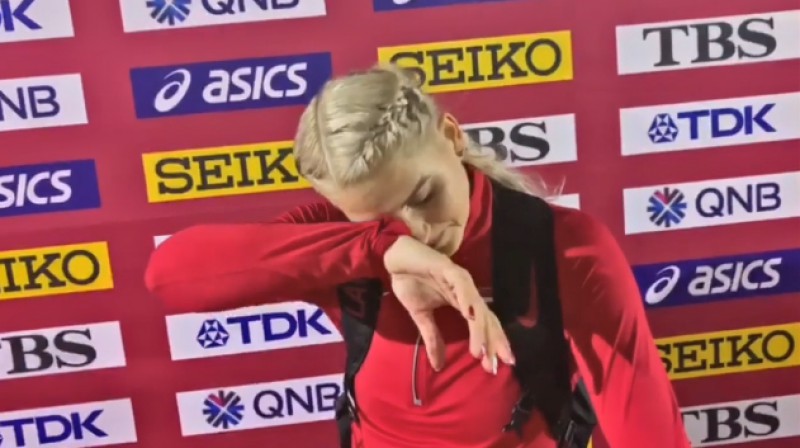 Līna Mūze. Foto: Latvijas Vieglatlētikas savienība