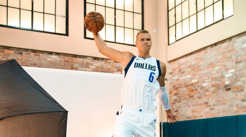 Kristaps Porziņģis. Foto: mavs.com