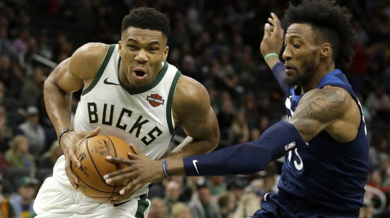 Jannis Adetokunbo. Foto: AP/Scanpix