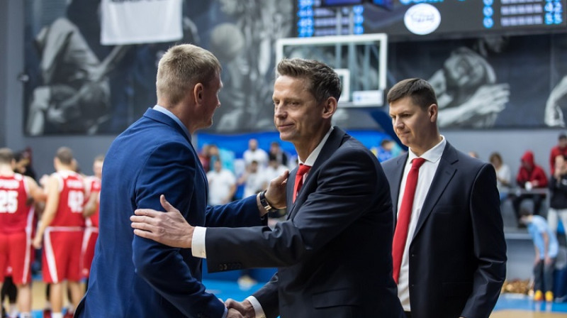 Kārlis Muižnieks pēc uzvaras pār "Dņipro". Foto: Prometey