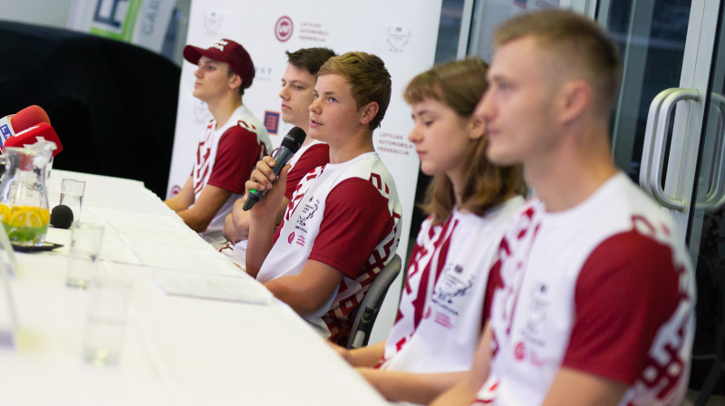 Latvijas komanda. Foto: Fotogrāfs Olafs Ezertēvs
