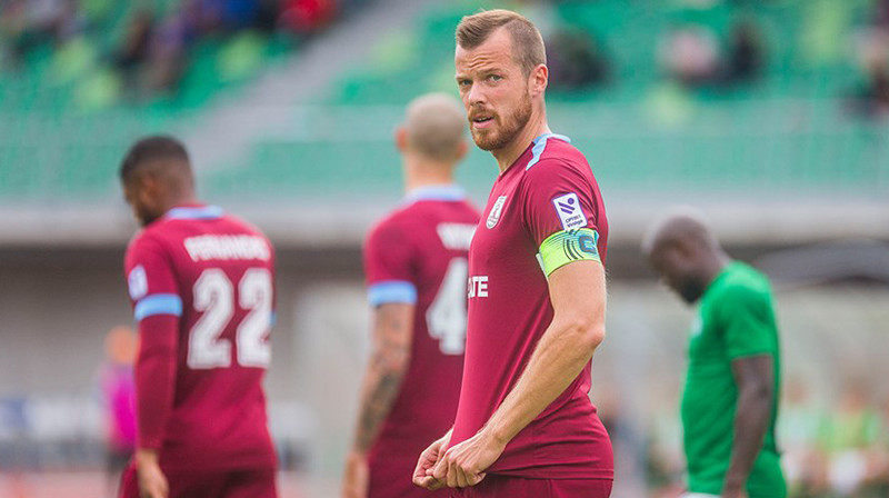 "Jelgavas" kapteinis Renārs Rode. Foto: Jelgavas Vēstnesis/FK Jelgava