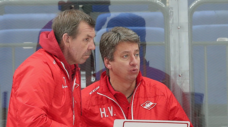 Oļegs Znaroks un Harijs Vītoliņš. Foto: spartak.ru