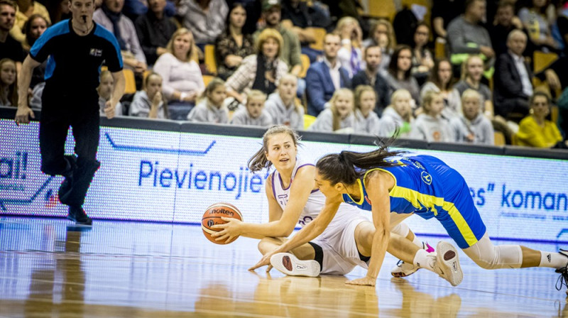 Vanesa Jasa: 15 punkti uzvarā pār Šauļiem. Foto: Renārs Koris