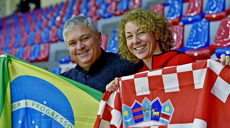 Vedrana Grgina-Fonseka ar vīru Markosu 2019. gada janvārī. Foto: Slobodna Dalmacija