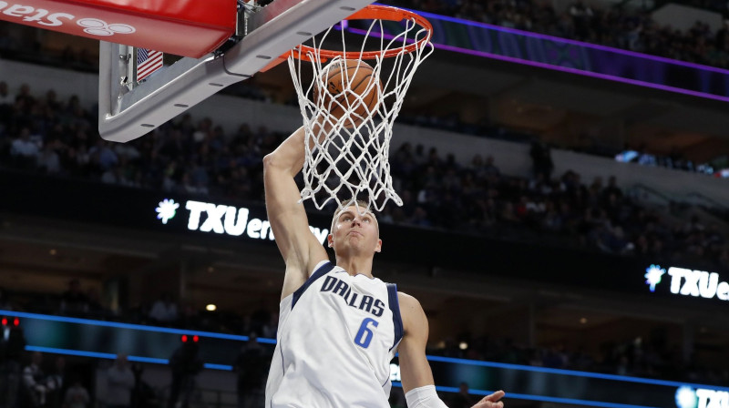 Kristaps Porziņģis. Foto: AP/Scanpix