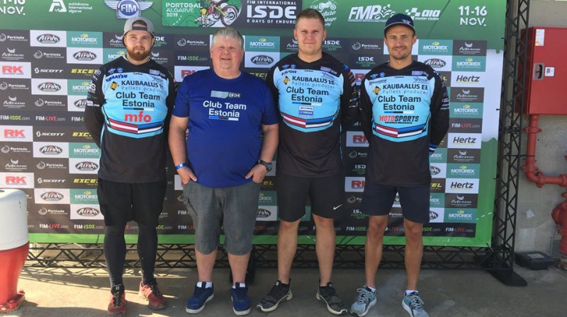 Edgars Siliņš (no labās) "Club Team Estonia" sastāvā. Foto: Msport.ee