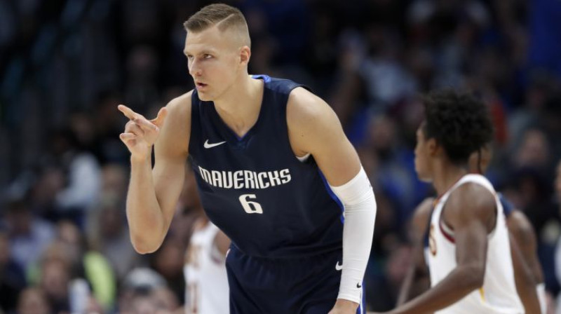 Kristaps Porziņģis. Foto: AFP/Scanpix