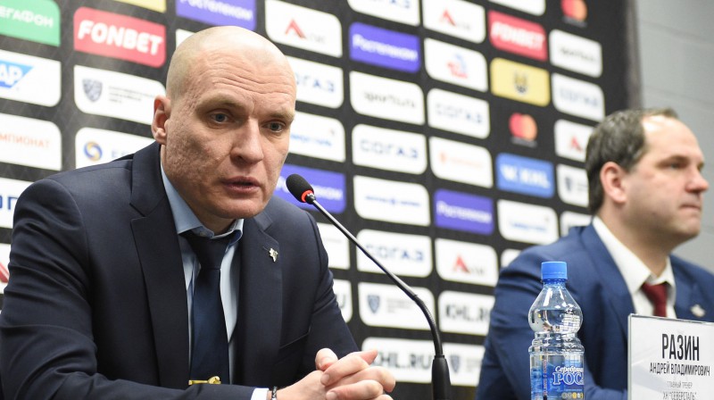 Andrejs Razins un Ģirts Ankipāns. Foto: severstalclub.ru