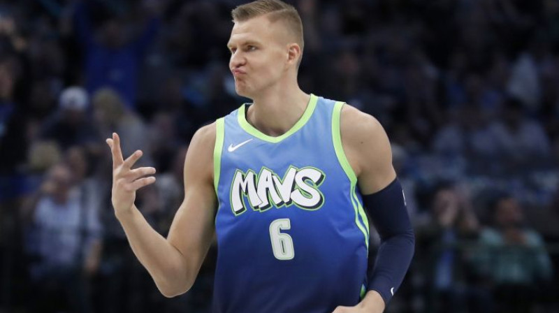 Kristaps Porziņģis. Foto: AP/Scanpix
