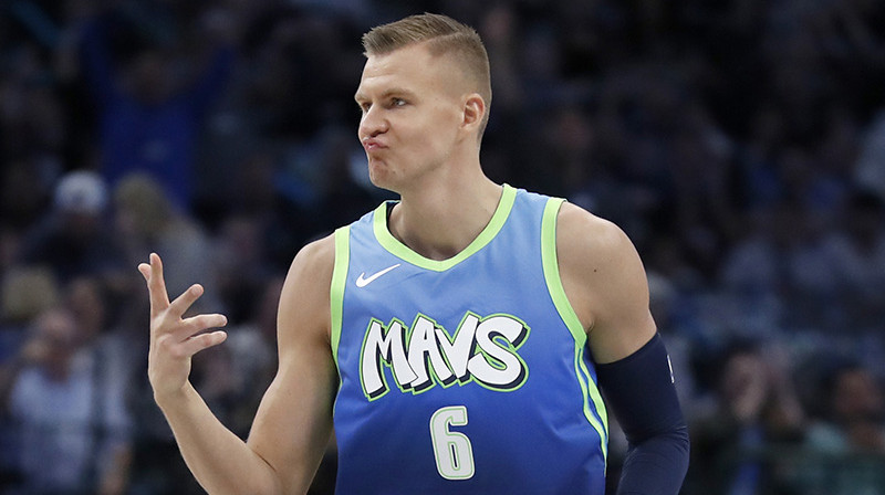 Kristaps Porziņģis. Foto: AP/Scanpix